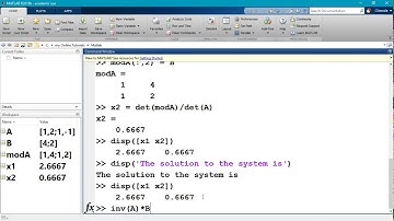05 Solving Simultaneous Equations with Matlab