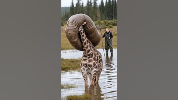 Giraffe Rescue: Removing a Giant Leech