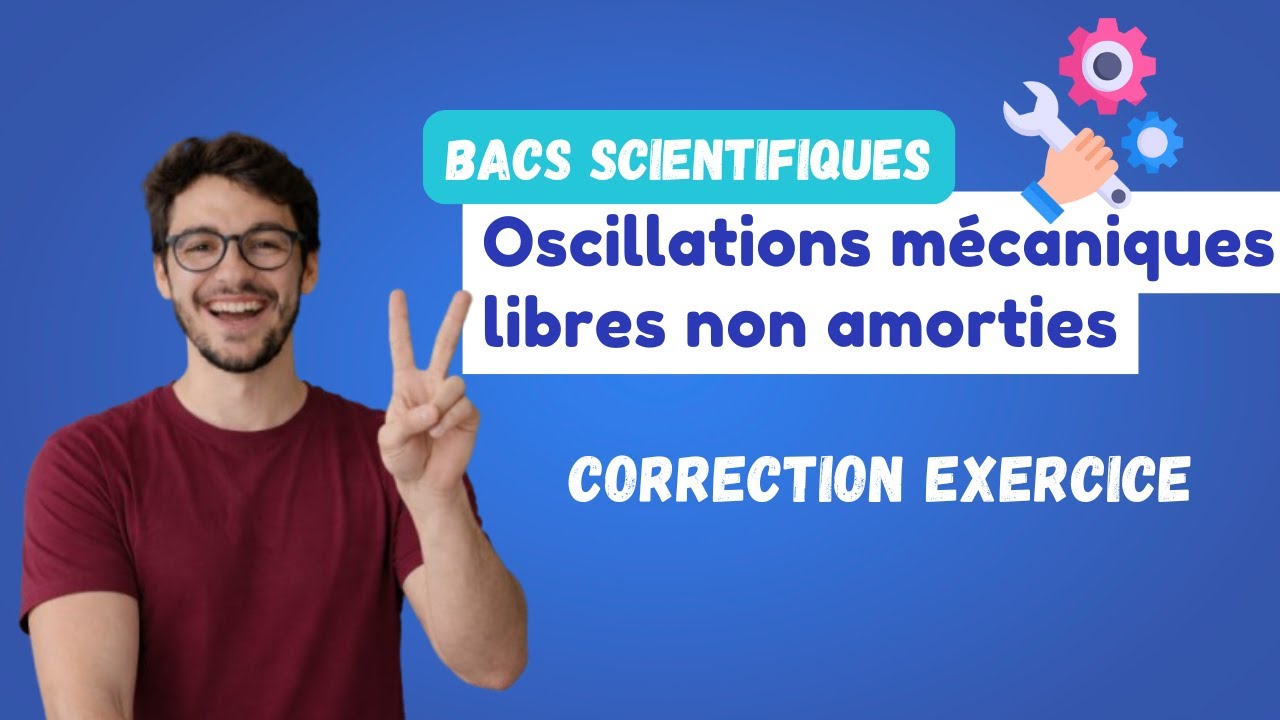 8. Pendule élastique-Oscillations libres non amorties: Correction Exercice