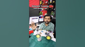 Automatic breaking  car with  bumper  system #sunrobotronics #schoolproject #exhibition #robotics