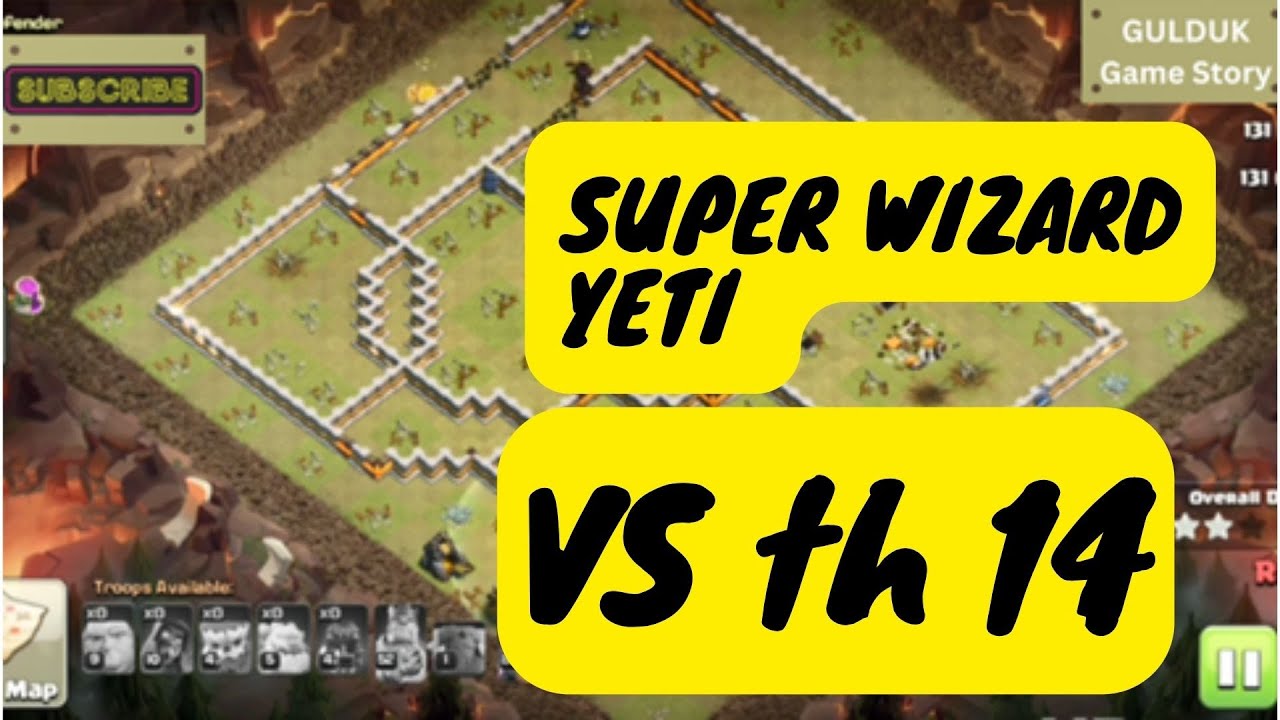 GROUND WINNING STRATEGY   I   YETI AND SUPER WIZARD     I    CLASH OF CLANS