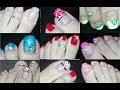 Long Toe Nail Art Designs Compilation #1- Pedicure Nail Art | Rose Pearl