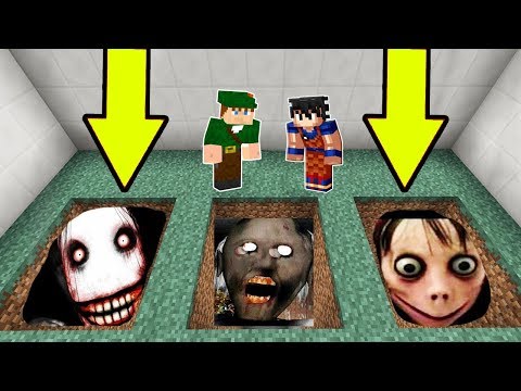 NÃO ENTRE NOS BURACOS SECRETOS DO MINECRAFT!!