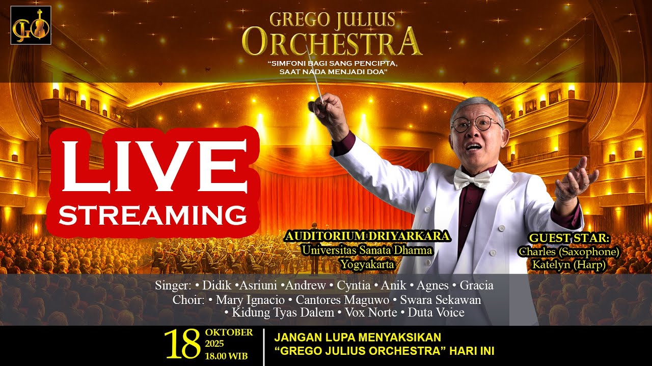 GREGO JULIUS ORCHESTRA - SIMFONI BAGI SANG PENCIPTA, SAAT NADA MENJADI DOA | 181025 AUDIT DRIYARKARA