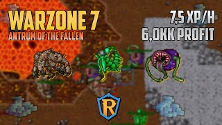 RUBINOT - WARZONE 7 - RP 1150 - 7,5KK XP/H - 6KK PROFIT Content