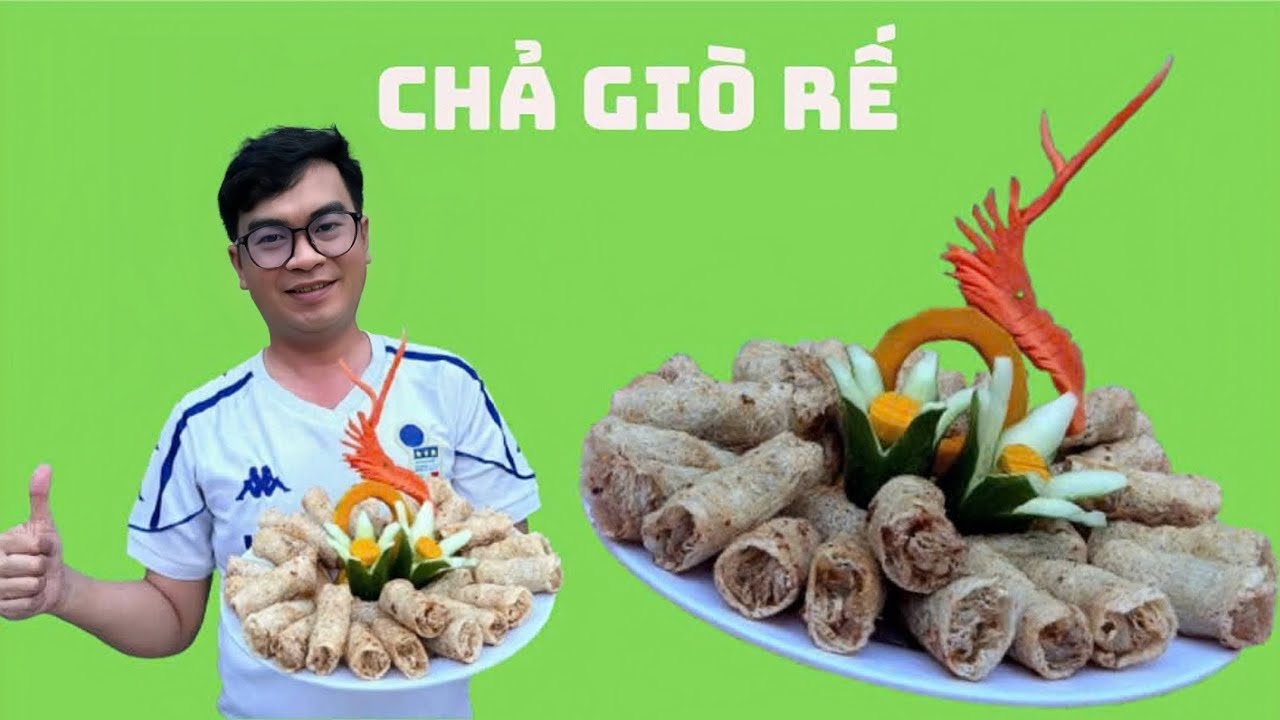 Cách làm Chả Giò Rế giòn lâu dễ ăn ai cũng thích - YouTube