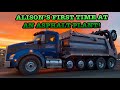 Training! We go to the Asphalt plant in the Kenworth T880 Super Solo. Trucking and Construction