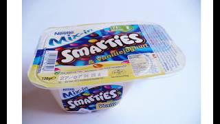 NESTLÉ SMARTIES MIX-IN, UK: VANILLA YOGHURT WITH CHOCO DRAGEES