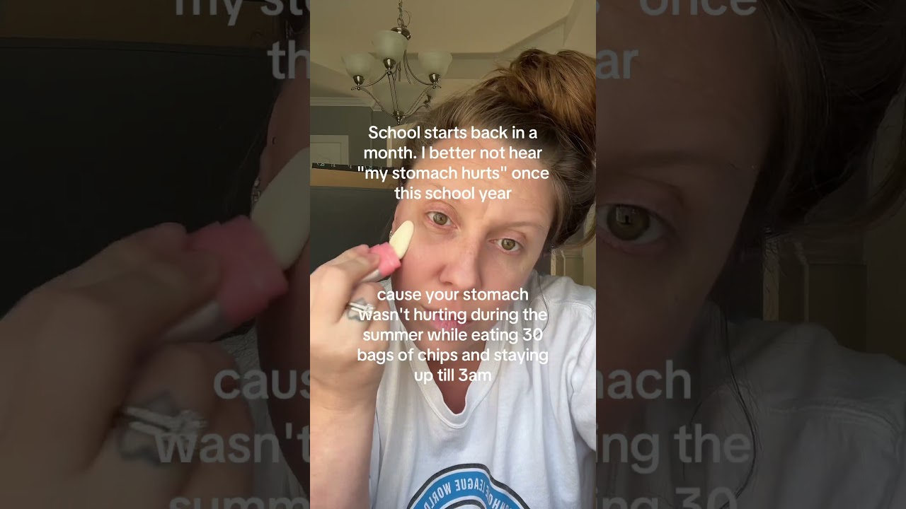 School starts back in a month 