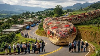 A Giant python attacks the city | film recap |