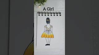 A girl drawing #shortsfeed #youtubeshorts #fyp