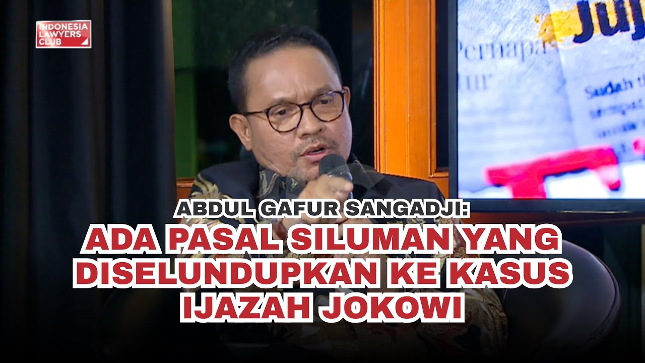 ADA PASAL SILUMAN YANG DISELUNDUPKAN KE KASUS IJAZAH JOKOWI