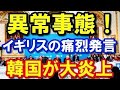 【海外の反応】イギリスが国際会議で韓国の最低な提案を怒鳴りつける!韓国政府「韓国大使館前にライダイハン像を設置するのはヤメテくれ」衝撃の真相! !