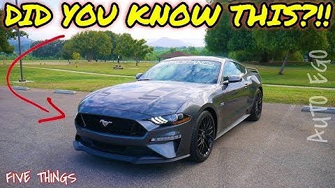 5 THINGS you PROBABLY didn’t KNOW about THE 2018-2019 MUSTANG GT!!? I had NO IDEA what I KNOW now?!!