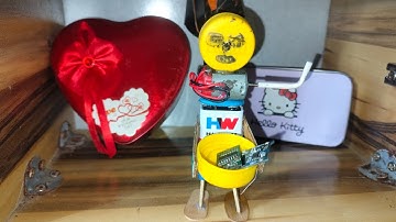 Dc Motor Robot Science Project with Motor & battery