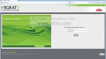 Introduction to the Migrate cloud XML content conversion service