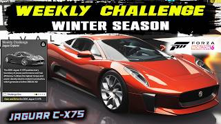 Weekly Challenge WINTER SEASON Forza Horizon 6 | Jaguar Explorer | Jaguar C-X75 | Find Shirakawa Go screenshot 4