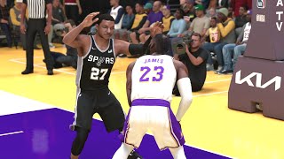 NBA 2K24 My Career - 99 OVR Clinched Playoff Spot vs Lakers!