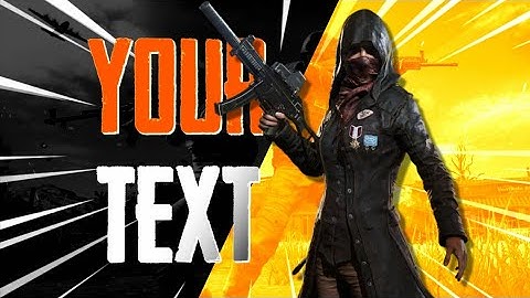 Smaz Artz || How to Make PUBG Themed Thumbnail on Android || PS Touch