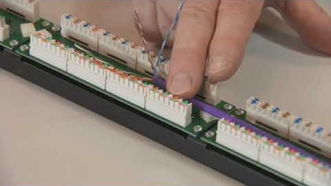 Kỹ thuật lắp đặt patch panel trong tủ rack