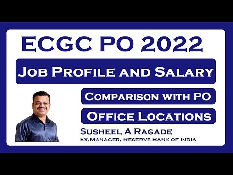 ECGC PO Job Profile and Salary