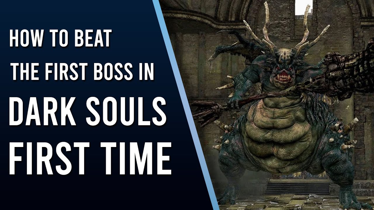 How to beat the first in Souls FIRST TIME Asylum Demon easy mode - YouTube