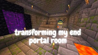 transforming my end portal room into something special (Back to Vanilla)