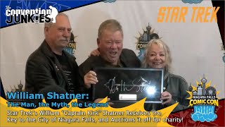 William Shatner (Star Trek Captain Kirk) Receives Key to the City Niagara Falls Comic Con 2022 Panel