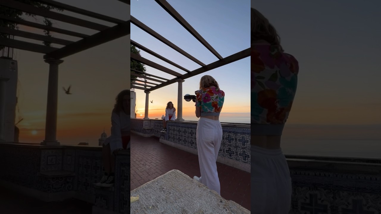 Forcing my bestie to get up and hike for SUNRISE PHOTOS in Lisbon