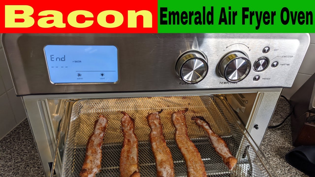 Emerald - 25 Liter Digital Air Fryer Oven - Silver