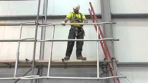 Advance Guard Rail System for Scaffolding