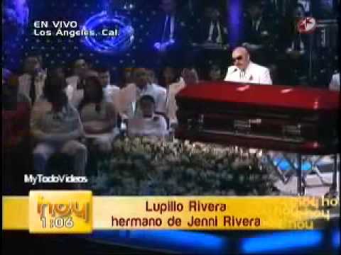 FUNERAL JENNI RIVERA - Lupillo Rivera ROMPE EN LLANTO mientras habla de su hermana (EMOTIVO)