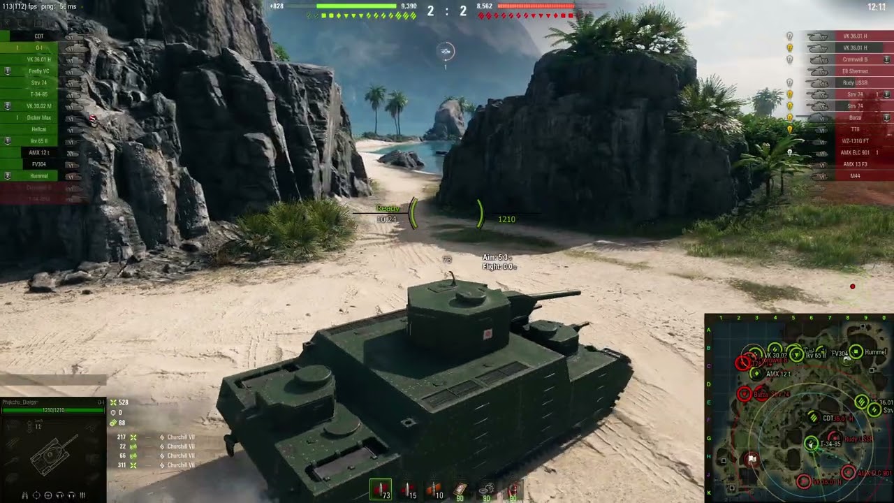 How to flank a Cromwell B in a super heavy tank - O-I - World of Tanks 2.0