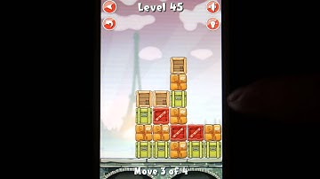 Move the box level 45 Paris Solution Walktrough