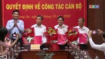 UBND tỉnh Long An công bố các Quyết định về công tác cán bộ | LONG AN TV