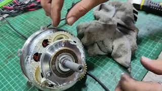 Failed Hub Motor Clutch - Promovec (Shengli) Motor Teardown