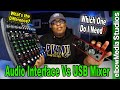 Audio Interface Vs USB Mixer Vs Audio Interface Mixer | Which One Do I Need?