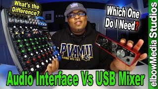 Audio Interface Vs USB Mixer Vs Audio Interface Mixer | Which One Do I Need?