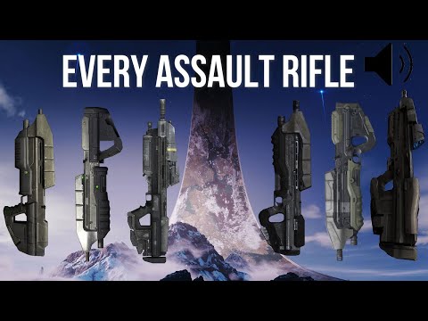 Halo 1-Infinite Assault Rifle Comparison (All Halo Games Included)