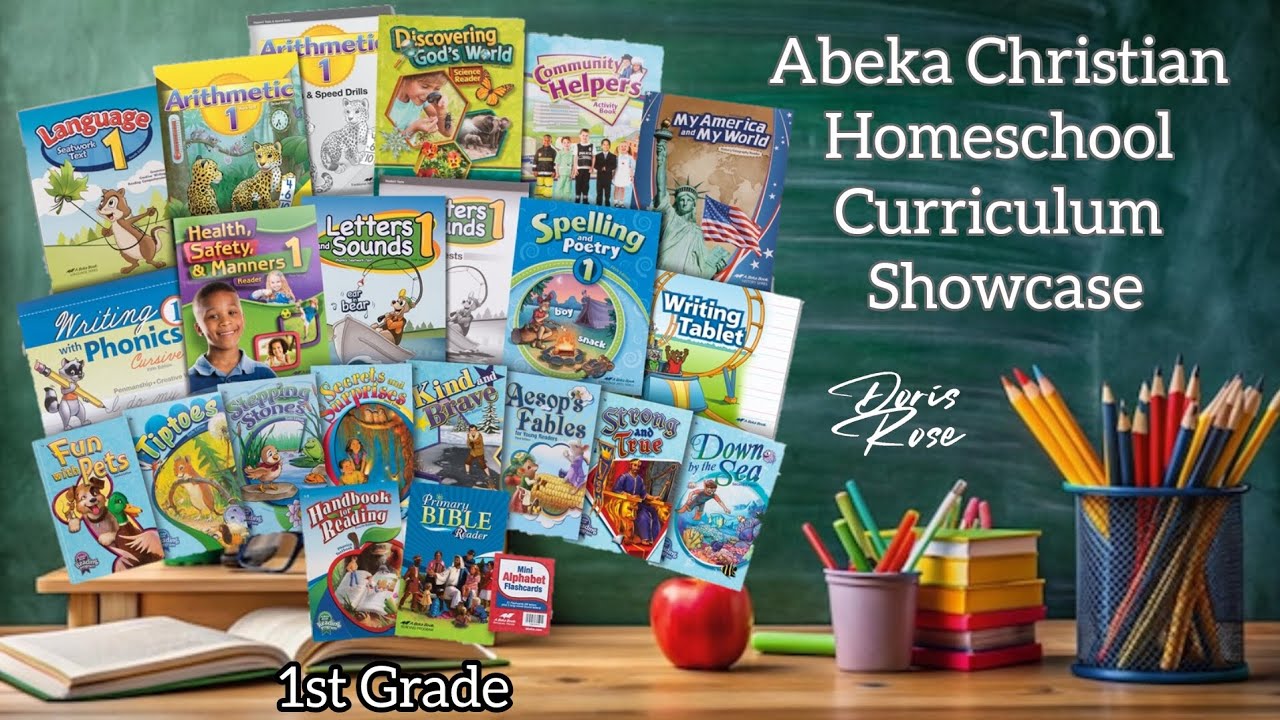 Abeka Christian Homeschool Curriculum Showcase 1st Grade - YouTube