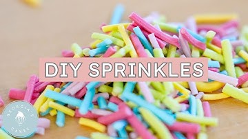 DIY SPRINKLES! Make Your Own Sprinkles At Home! | Georgia