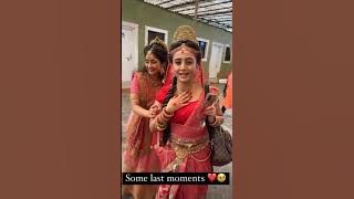 #lastday #zalakdesai #rukmini #radhakrishna #sad #farewell #lastdayshooting  #kabhialvidanaakehna