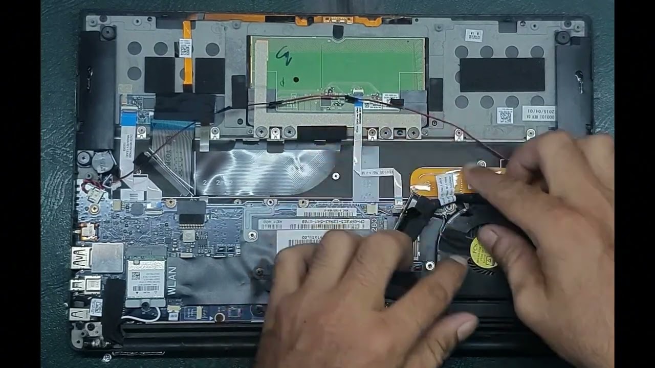 How to disassemble Dell xps 13-9350 P54G Complete Disassembly