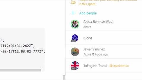 Cisco Spark – Clone Bot Demo