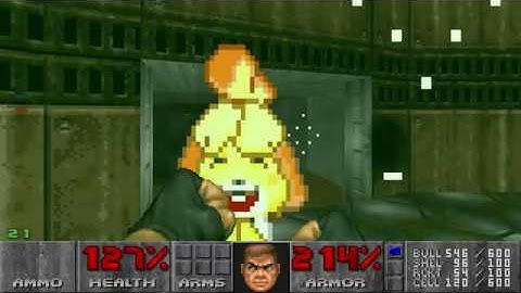 DOOM with Mods (Brutal Doom and Isabelle Companion)