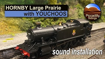 HORNBY LARGE PRAIRIE 61XX WITH YOUCHOOS SOUND INSTALLATION