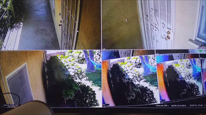 Oossxx 4 ch. Video Camera setup and Review