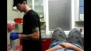 My Hubby gets her Nose Pierced
