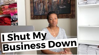 Why I Closed My Coaching Business - When To You Close Your Business?