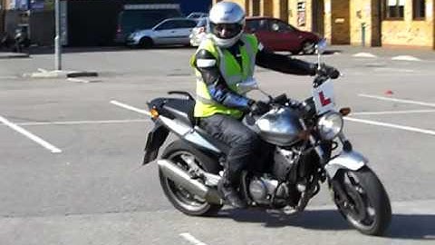 Module 1 Motorbike Test Slalom & Figure of 8
